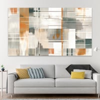 لوحة جدارية تجريدية بتصميم مودرن