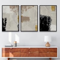 طقم من 3 لوحات بصميم مودرن