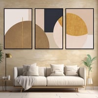 طقم من 3 لوحات بتصميم مودرن