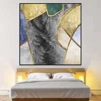 لوحة جدارية فن تجريدي مودرن