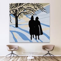 لوحة جدارية فنية ، بتصميم مودرن