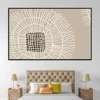 لوحة جدارية تجريدية بتصميم مودرن