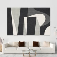 لوحة جدارية تجريدية بتصميم مودرن