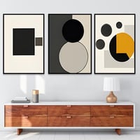 طقم من 3 لوحات بصميم مودرن