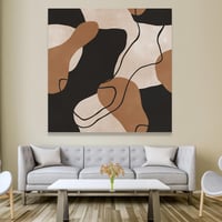 لوحة جدارية فن تجريدي مودرن