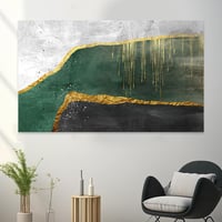 لوحة جدارية تجريدية بتصميم مودرن