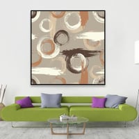 لوحة جدارية فن تجريدي مودرن