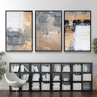 طقم من 3 لوحات بصميم مودرن