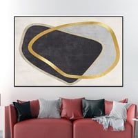 لوحة جدارية تجريدية بتصميم مودرن