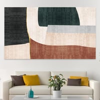 لوحة جدارية تجريدية بتصميم مودرن