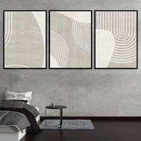 طقم من 3 لوحات بتصميم مودرن