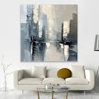 لوحة جدارية فن تجريدي مودرن