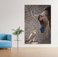 لوحة خيل بتصميم حصري مودرن