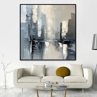 لوحة جدارية فن تجريدي مودرن