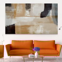 لوحة جدارية تجريدية بتصميم مودرن