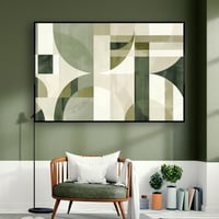 لوحة جدارية تجريدية بتصميم مودرن