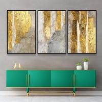 طقم من 3 لوحات بصميم مودرن