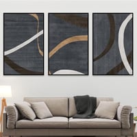 طقم من 3 لوحات بتصميم مودرن