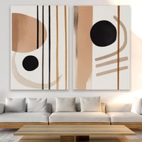 طقم مكون من عدد لوحتين بتصميم مودرن