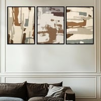 طقم من 3 لوحات بتصميم مودرن