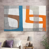 لوحة جدارية تجريدية بتصميم مودرن