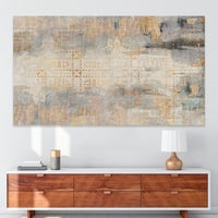 لوحة جدارية تجريدية بتصميم مودرن