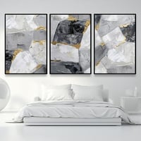 طقم من 3 لوحات بصميم مودرن