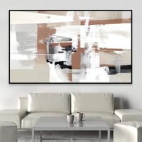 لوحة جدارية تجريدية بتصميم مودرن