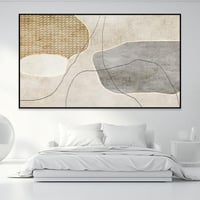 لوحة جدارية تجريدية بتصميم مودرن