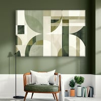 لوحة جدارية تجريدية بتصميم مودرن