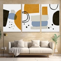 طقم من 3 لوحات بصميم مودرن