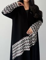 عباية كريب إندونيسي بتدخيلة دانتيل مشجرة