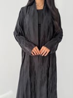 الريم | بقماش حرير ياباني مشجر اسود