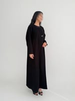 عباية صيفية كريب إندونيسي بتدخيلة قماش مربعات