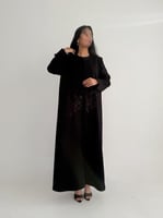 عباية صيفية كريب إندونيسي بتطريز