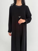 الصفاء | بقماش الكريب الاندونيسي مع تدخيلة قماش مر...