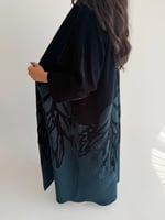 الثراء | بقماش كريب اندونيسي ومخمل وتخريم