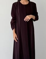 الجوهرة | بقماش الكريب الاندونيسي العنابي قصة الشر...