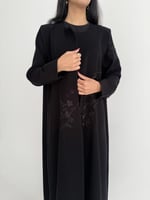 عباية صيفية كريب إندونيسي بتطريز