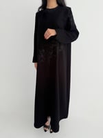 عباية صيفية كريب إندونيسي بتطريز