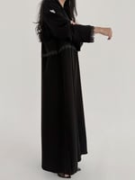 الجوهرة | عباية صيفية كريب إندونيسي بكلفة مع لؤلؤ...