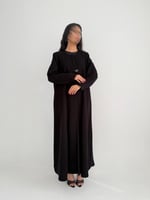 عباية صيفية كريب إندونيسي بتدخيلة قماش مربعات