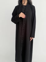 عباية صيفية كريب إندونيسي مع تطريز ولمسات لولو