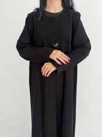 عباية صيفية كريب إندونيسي بتدخيلة قماش مربعات