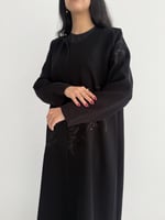 عباية صيفية كريب إندونيسي بتطريز