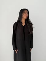 الرونق | بقماش جوخ وقيطان مخمل اسود مع جيوب مدمجة