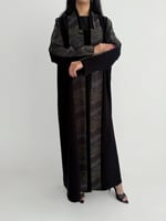 عباية صيفية كريب إندونيسي بتدخيلة حرير ياباني بورد...