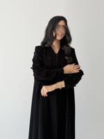 عباية سراميك بتفاصيل فراشات وتخريم ولولو وش