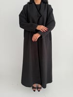 الالماس | بقماش الجوخ الأسود قصة نص كلوش مع تحديد...