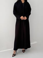 الثبات | بقماش كريب اندونيسي اسود مع شك دردوزي على...